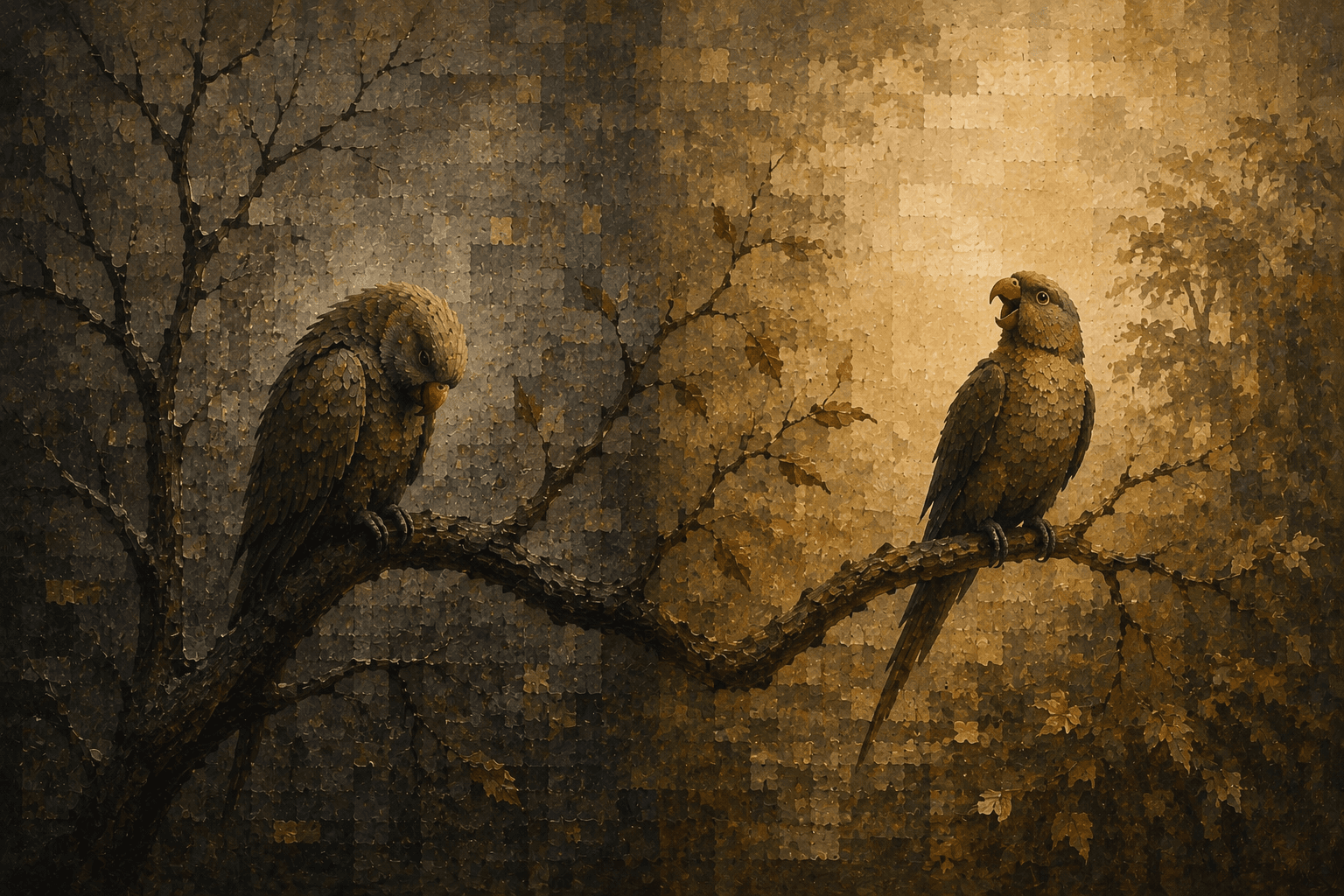 Two Parrots